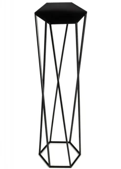 Kwietnik stojak na rośliny czarny 100 cm LOFT