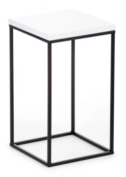 Kwietnik stojący 40 cm BasicLoft biały
