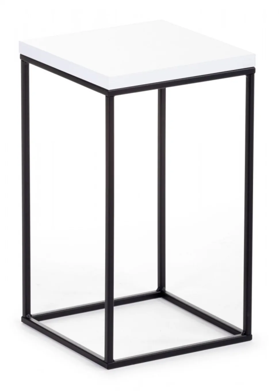 Kwietnik stojący 40 cm BasicLoft biały