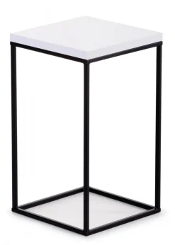 Kwietnik stojący 40 cm BasicLoft biały