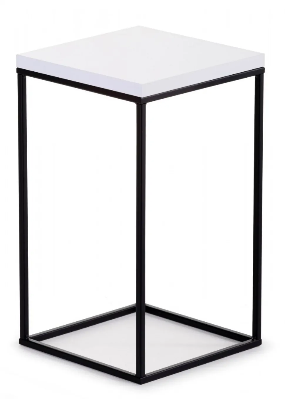 Kwietnik stojący 40 cm BasicLoft biały