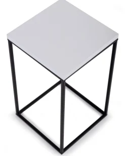 Kwietnik stojący 40 cm BasicLoft biały