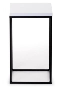 Kwietnik stojący 40 cm BasicLoft biały