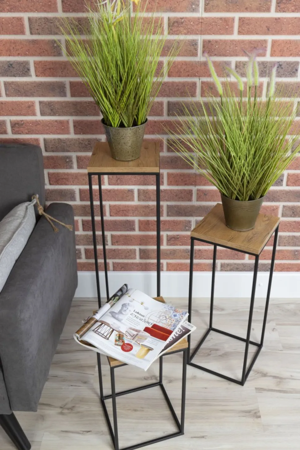 Kwietnik stojący 40 cm BasicLoft