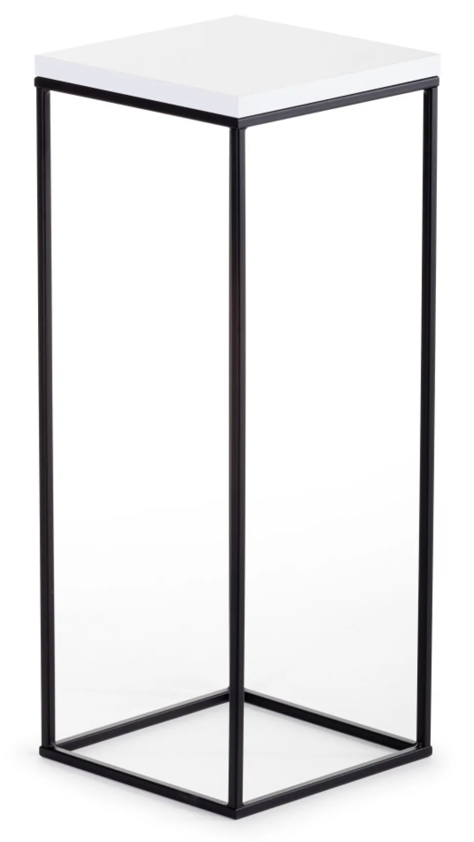Kwietnik stojący 60 cm BasicLoft biały