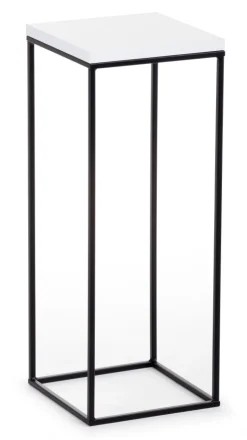 Kwietnik stojący 60 cm BasicLoft biały