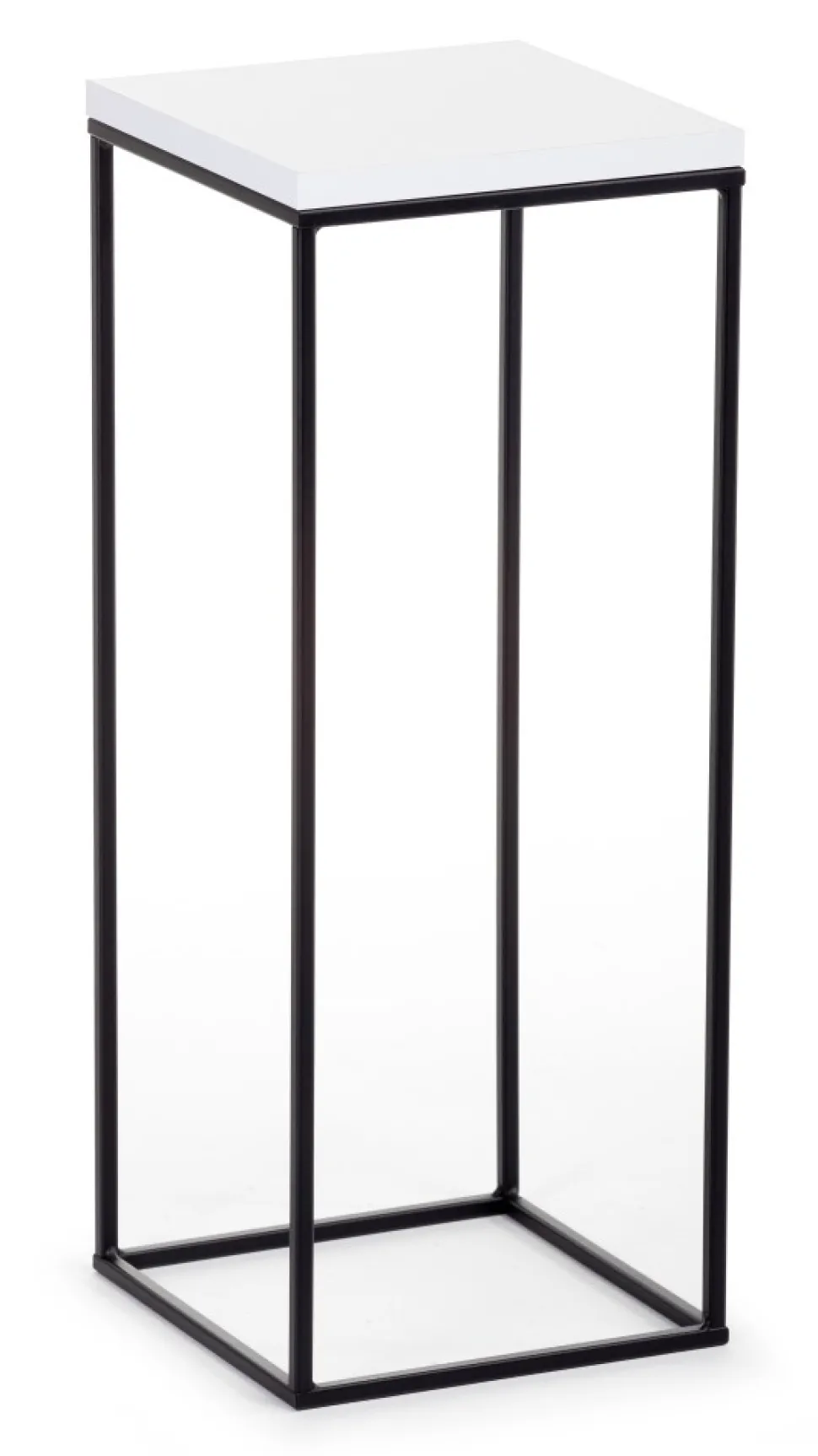 Kwietnik stojący 60 cm BasicLoft biały