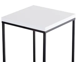 Kwietnik stojący 60 cm BasicLoft biały