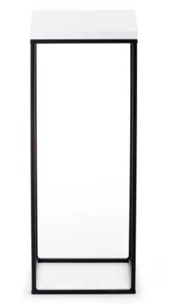 Kwietnik stojący 60 cm BasicLoft biały