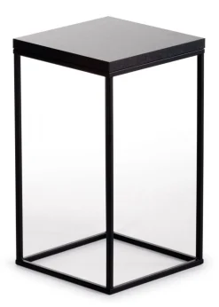 Kwietnik stojący 40 cm BasicLoft czarny