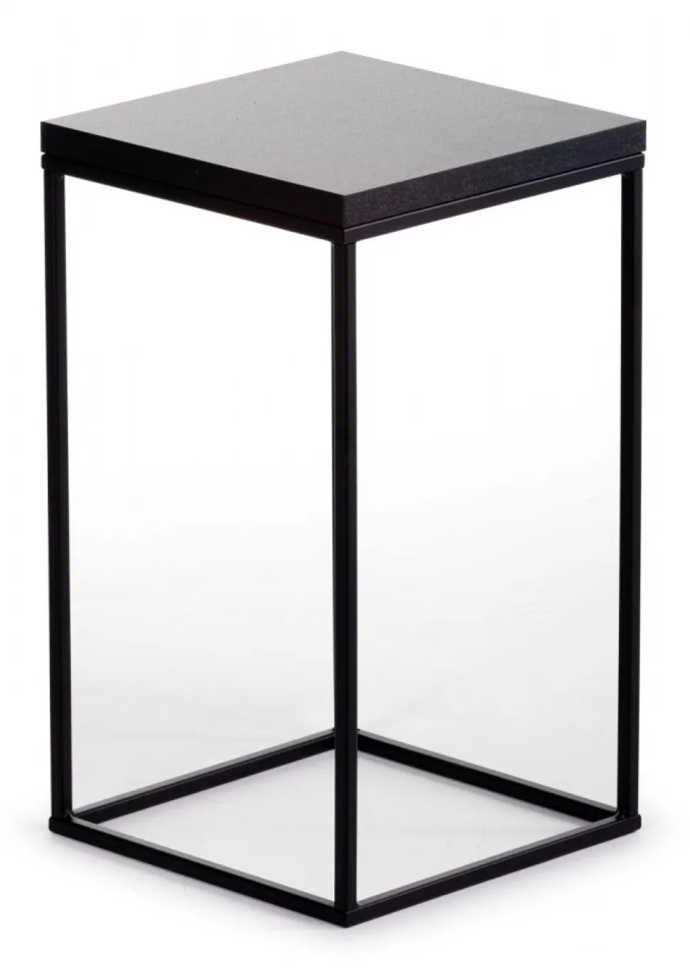 Kwietnik stojący 40 cm BasicLoft czarny