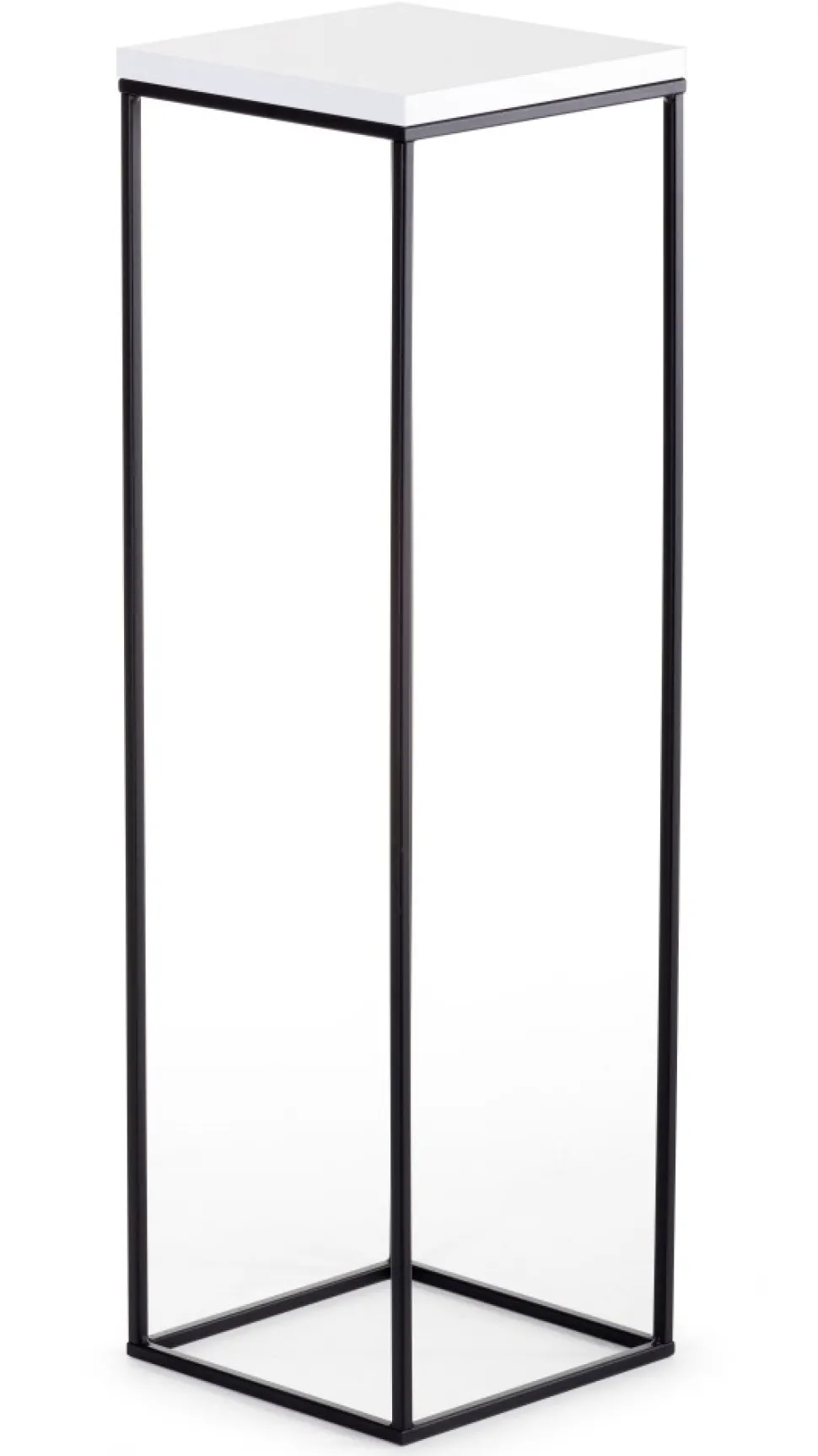 Kwietnik stojący 80 cm BasicLoft biały