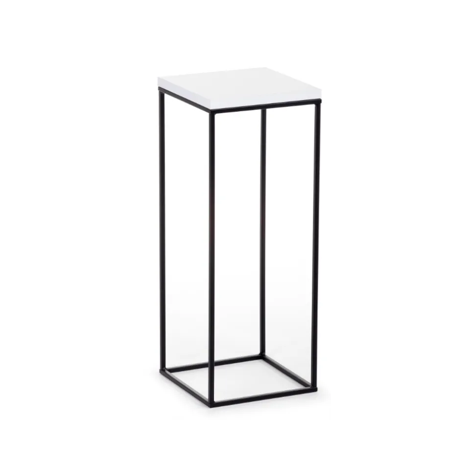 Kwietnik stojący 80 cm BasicLoft biały