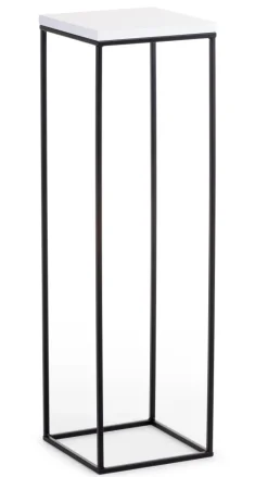 Kwietnik stojący 80 cm BasicLoft biały