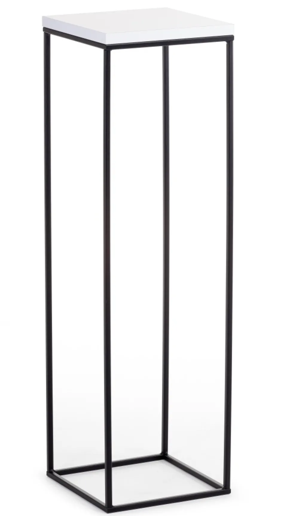 Kwietnik stojący 80 cm BasicLoft biały