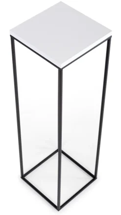 Kwietnik stojący 80 cm BasicLoft biały