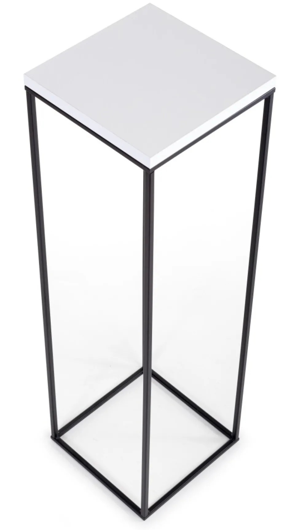 Kwietnik stojący 80 cm BasicLoft biały