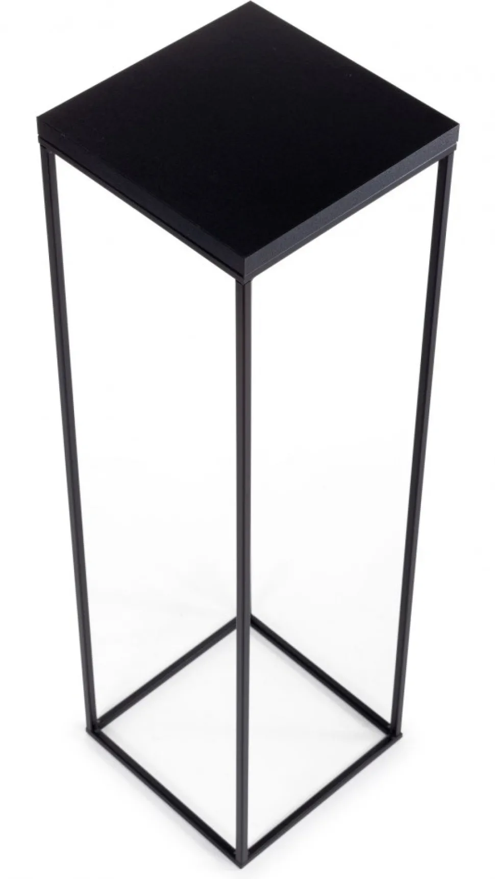 Kwietnik stojący 80 cm BasicLoft czarny