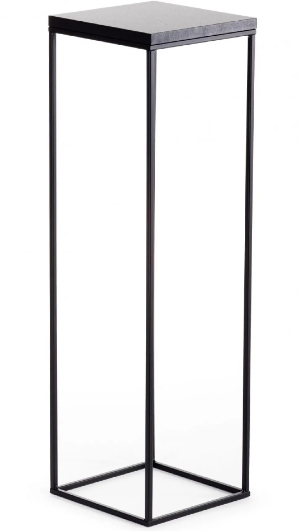 Kwietnik stojący 80 cm BasicLoft czarny