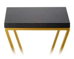 Kwietnik stojący 40 cm blat czarny metal GLAMOUR