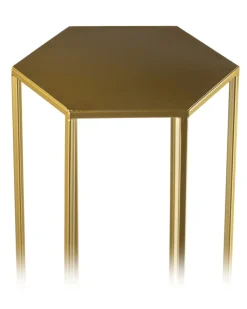 Kwietnik stojący 70 cm na kwiaty złoty GLAM