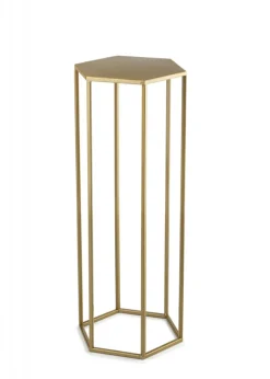 Kwietnik stojący 70 cm na kwiaty złoty GLAM