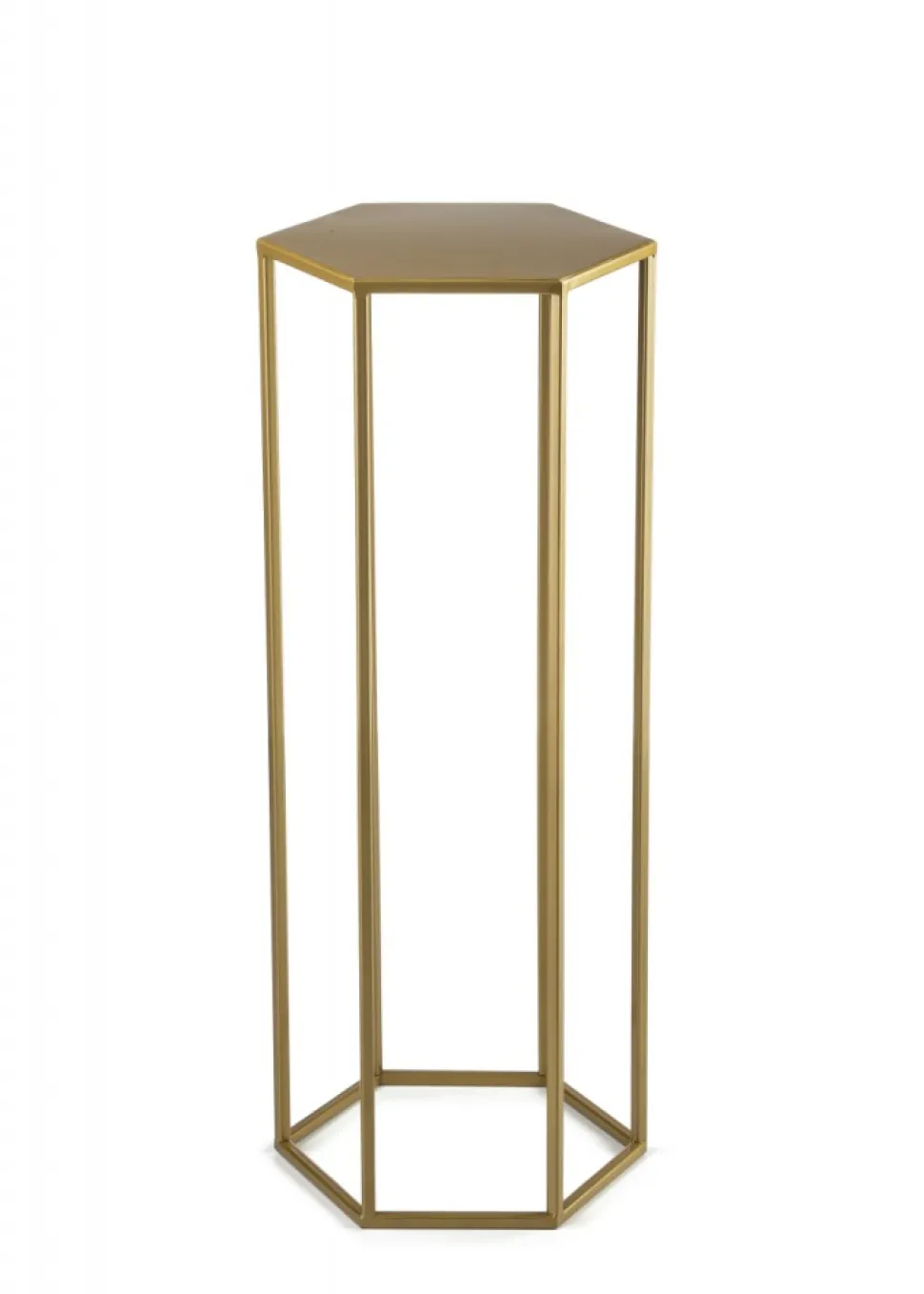 Kwietnik stojący 70 cm na kwiaty złoty GLAM