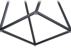 Kwietnik stojący czarny 100 cm LOFTOWY metalowy