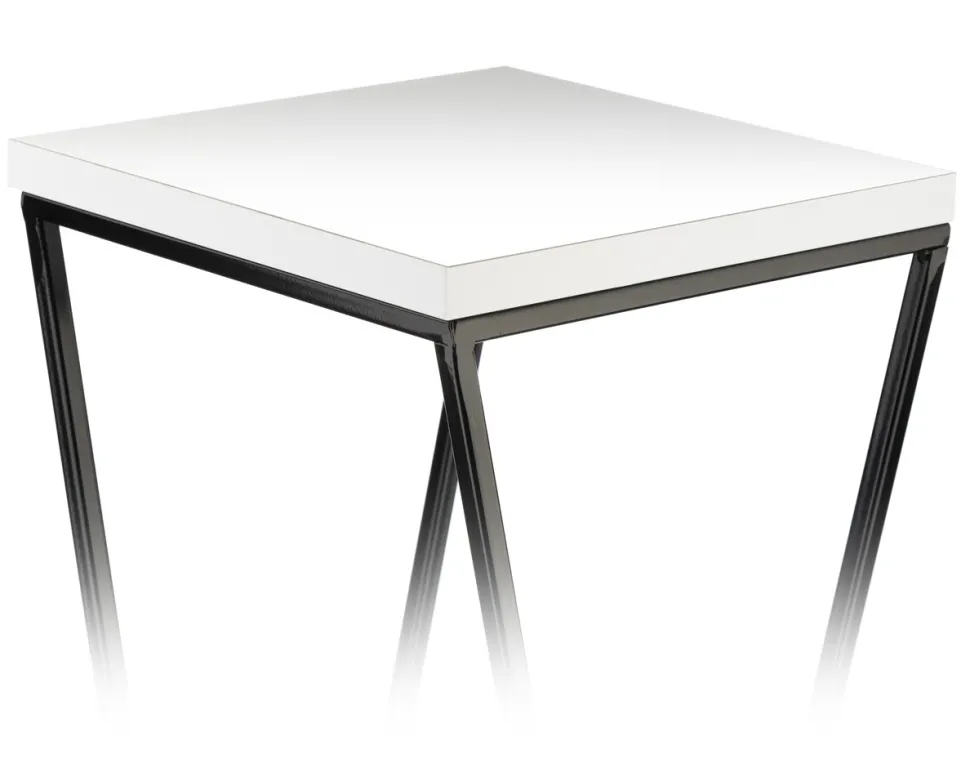 Kwietnik stojący LOFT 40 cm blat biały