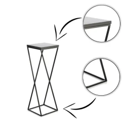 Kwietnik stojący LOFT 70 cm blat MDF