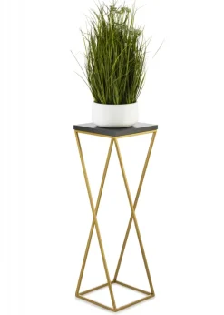 Kwietnik stojący na rośliny 70 cm MDF złoty GLAM