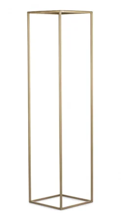 Kwietnik stojący nowoczesny 100 cm złoty GLAM