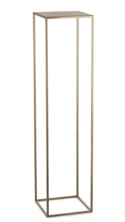 Kwietnik stojący nowoczesny 100 cm złoty GLAM
