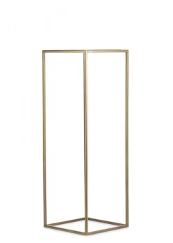 Kwietnik stojący nowoczesny złoty 70 cm GLAM