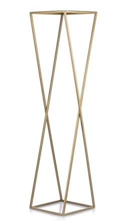 Kwietnik stojący stojak złoty LOFT 100 cm GLAM