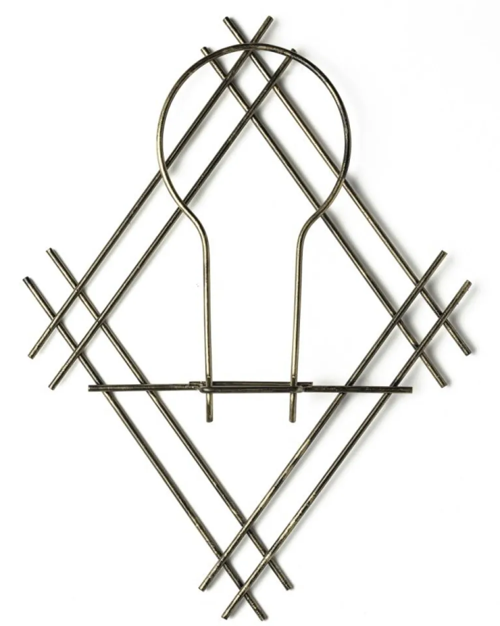 Kwietnik ścienny metalowy złoty LOFT 41 cm * Dąstal Clearance