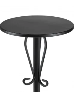 Kwietnik metalowy czarny z różą 95 cm * HowHomely New