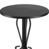 Kwietnik metalowy czarny z różą 55 cm * HowHomely Online