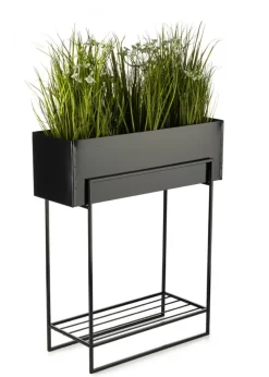 Kwietnik metalowy stojak na kwiaty 72 cm LOFT * HowHomely