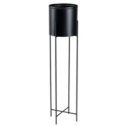 Kwietnik na kwiaty osłonka 95 cm czarny LOFT * HowHomely Online