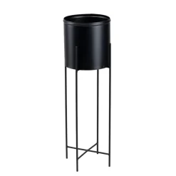 Kwietnik na kwiaty osłonka 75 cm czarny LOFT * HowHomely