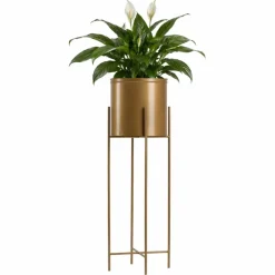 Kwietnik na kwiaty osłonka 75 cm złotym GLAMOUR * HowHomely Online