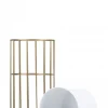 Kwietnik nowoczesny 42 cm złoto biały LOFT metal * HowHomely