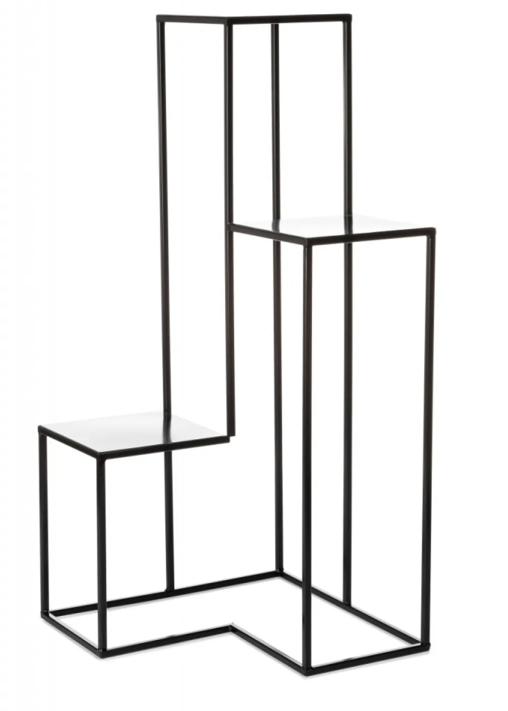 Kwietnik nowoczesny czarny stojak 85 cm LOFT * HowHomely Discount