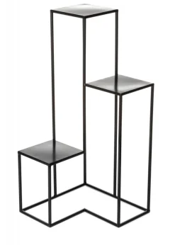 Kwietnik nowoczesny czarny stojak 85 cm LOFT * HowHomely Discount