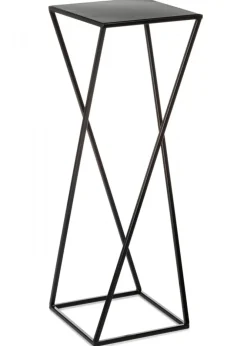 Kwietnik nowoczesny czarny stojący 70 cm LOFT * HowHomely Discount