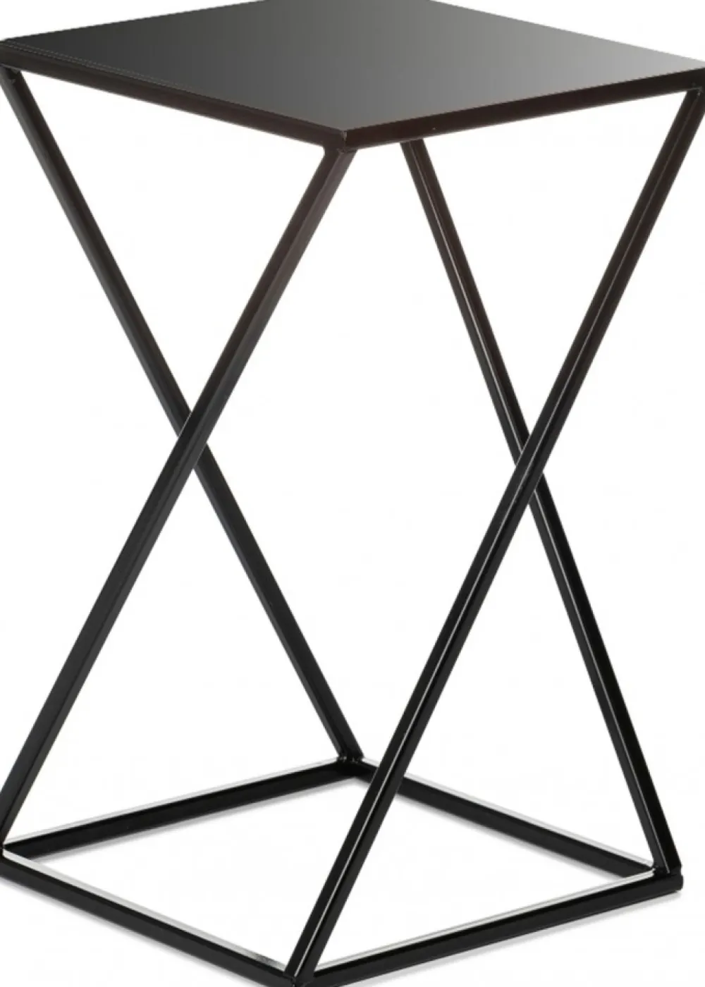 Kwietnik nowoczesny czarny stojący 40 cm * HowHomely Discount