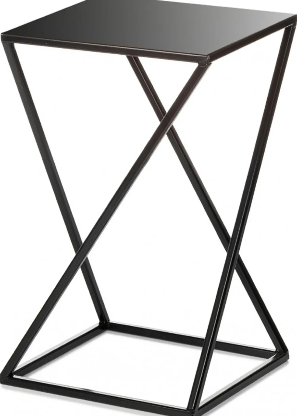 Kwietnik nowoczesny czarny stojący 40 cm * HowHomely Discount