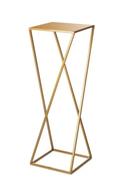 Kwietnik nowoczesny złoty stojący 70 cm * HowHomely Clearance