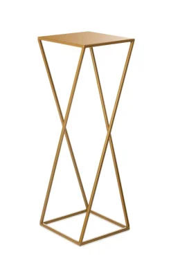 Kwietnik nowoczesny złoty stojący 70 cm * HowHomely Clearance